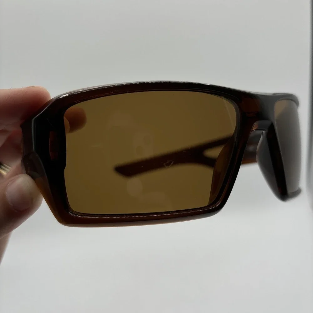 Oakley Eyepatch 2 Rootbeer Brown Polarized Sunglasses Preowned READ
